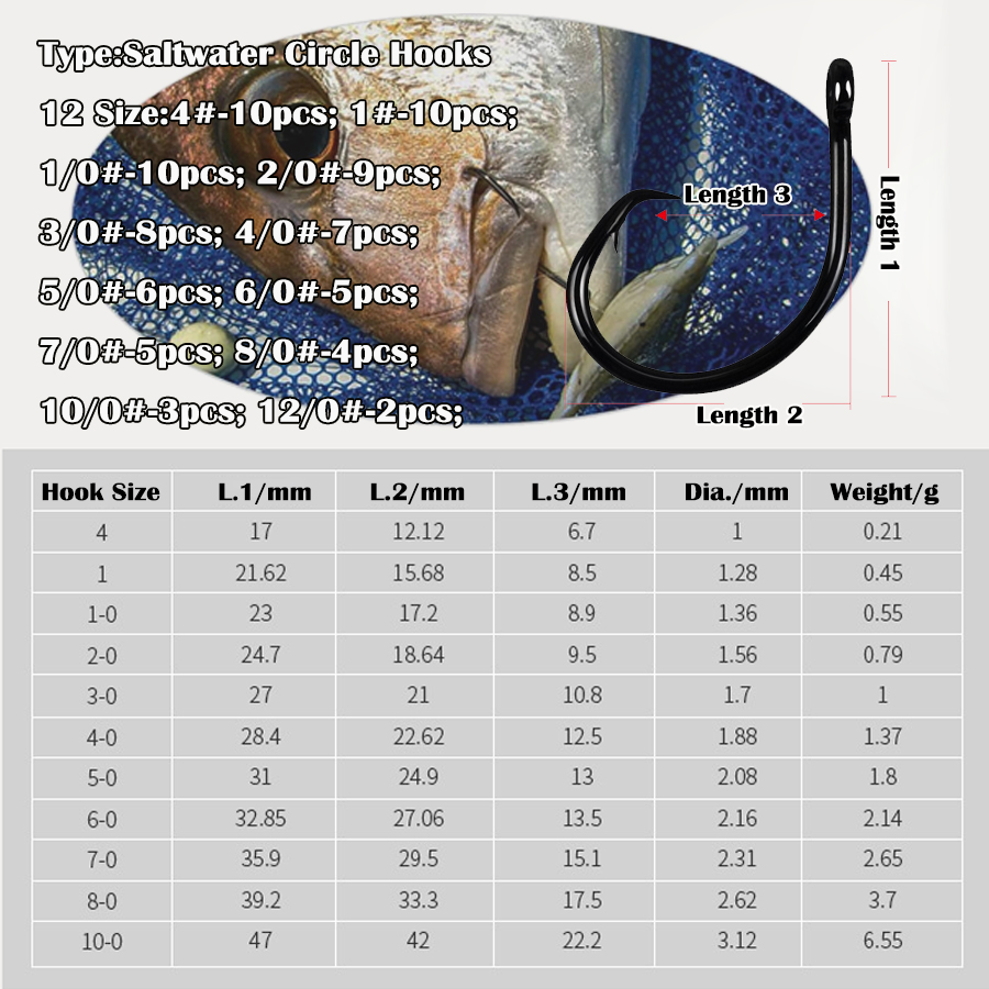 Ami da pesca Circle Hooks 3X S - Fishing Hook Assortment recensione e prezzo