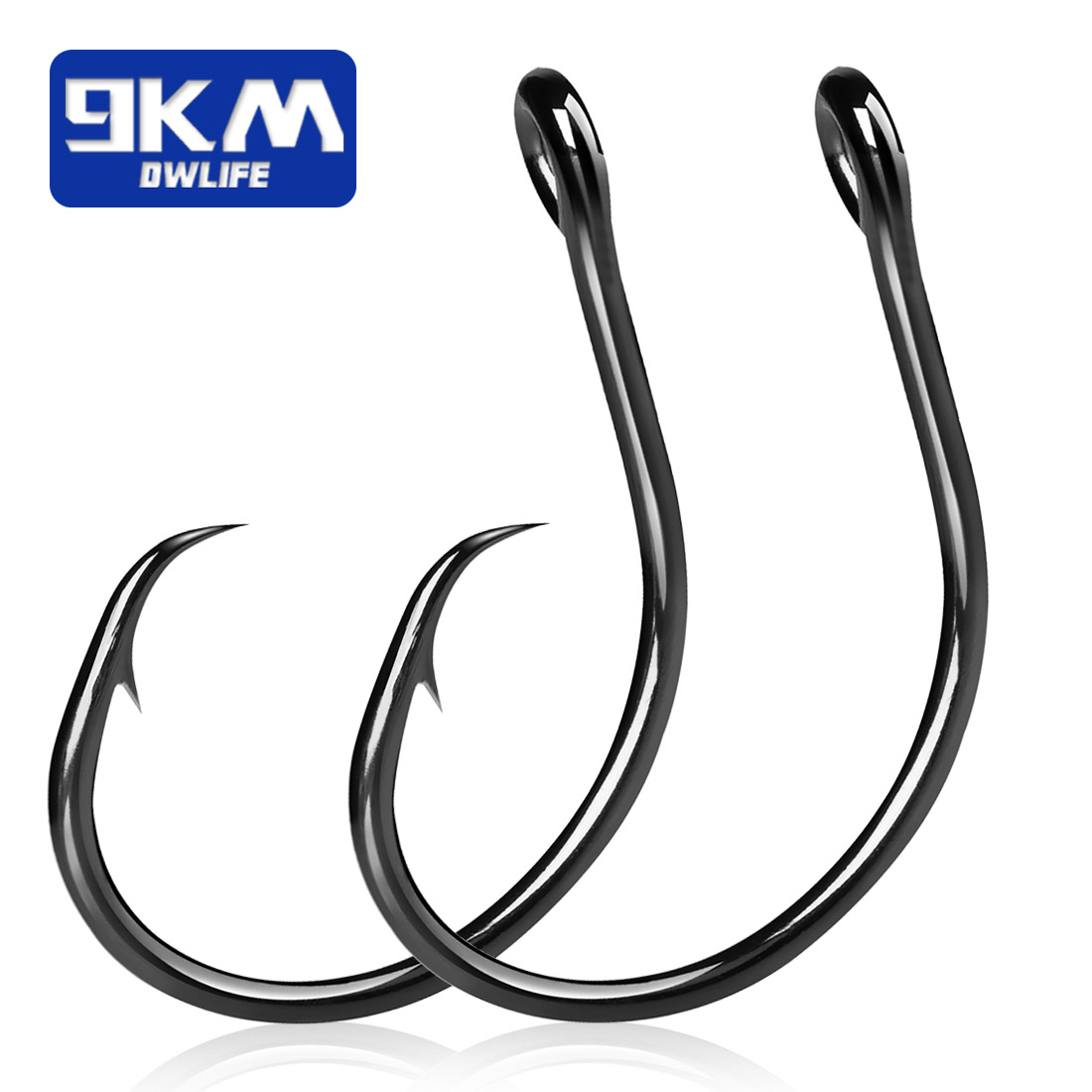 9KM 25-50 Pezzi Ami da Pesca a - Fishing Hook Offset recensione e prezzo