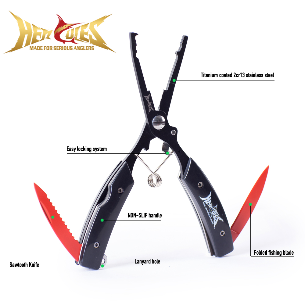 Pinze da Pesca HERCULES con Fo - Fishing Hook Sharpener recensione e prezzo