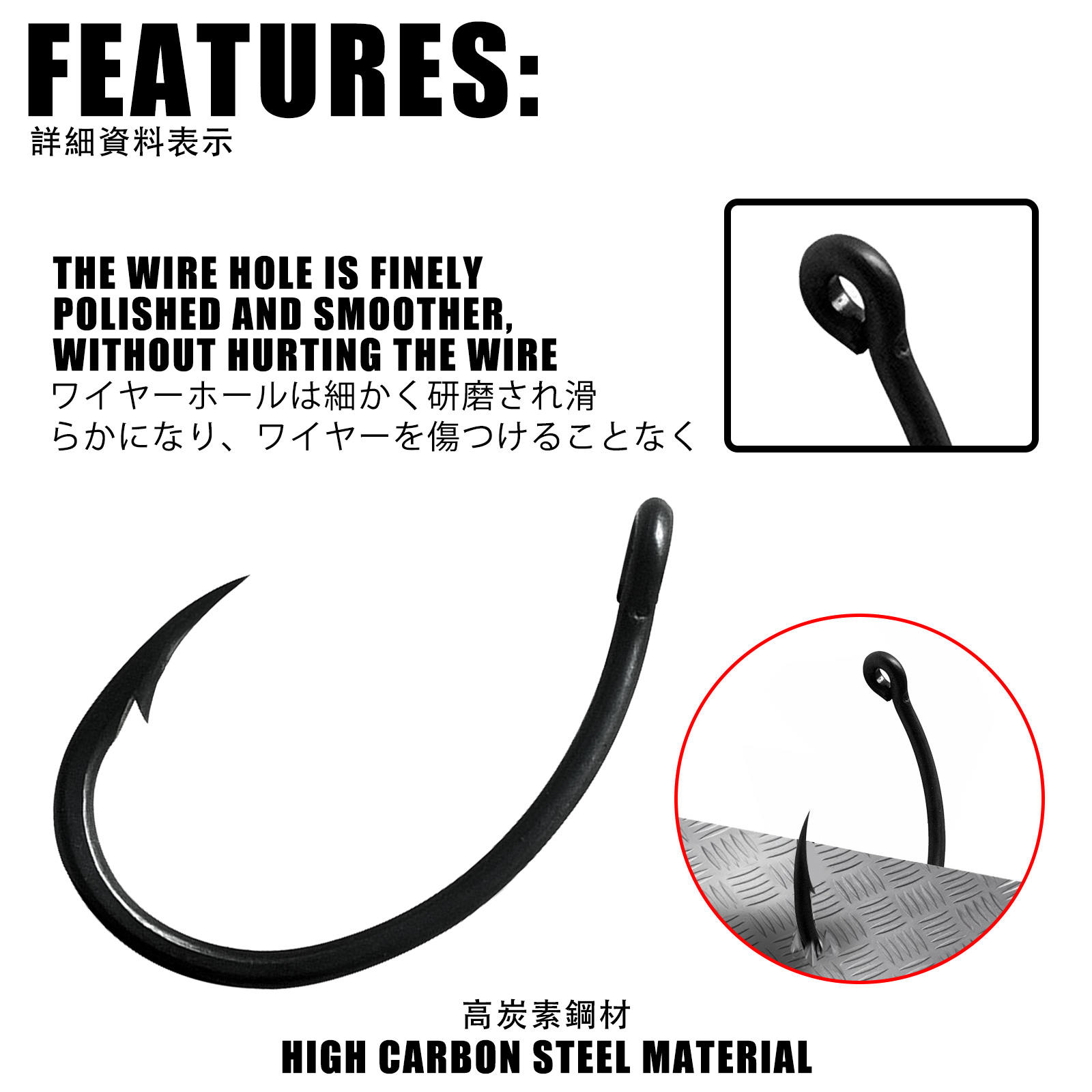 50 pz Ami da pesca alla carpa  - Fishing Hook Offset recensione e prezzo